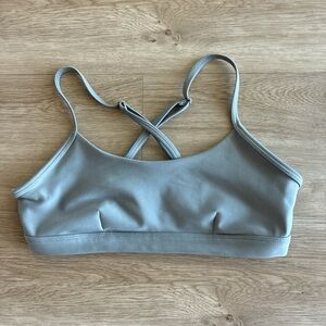 Gray Alo Yoga Women's Sports Bra